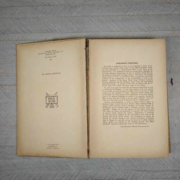 Vintage 1943 Edition The Officer's Guide Key Field MS Commissioned Officers WW2 - Picture 3 of 10